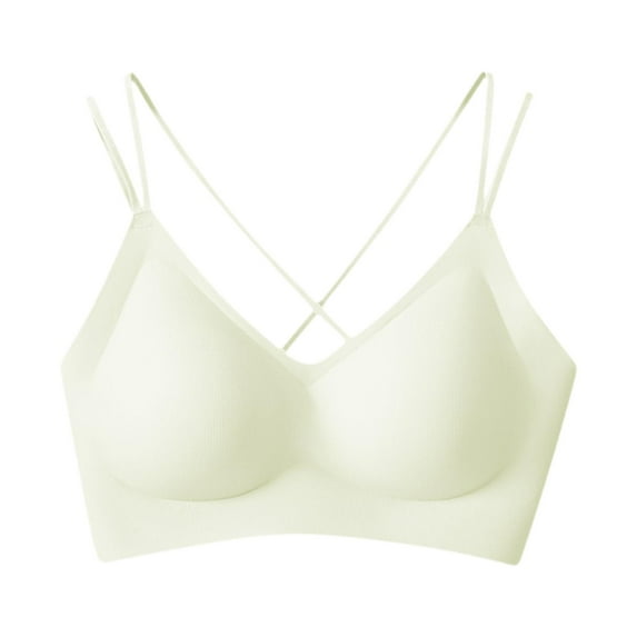 Segolike Women Bra Jelly Strip Support Underwear Push up Bra Padded Bralettes L