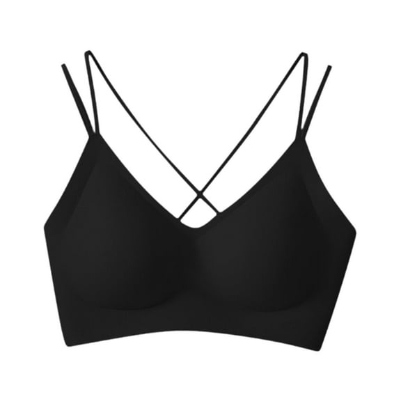 Segolike Women Bra Jelly Strip Support Underwear Push up Bra Padded Bralettes M