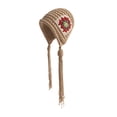 thumbnail image 1 of Segolike Women Knitted Hat Outdoor Winter Handmade Cute Caps Trendy Soft Khaki, 1 of 8