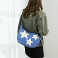 thumbnail image 1 of Segolike Womens Crossbody Bag Casual Star Pattern Shoulder Bag for Outdoor Commuting Work Blue, 1 of 8