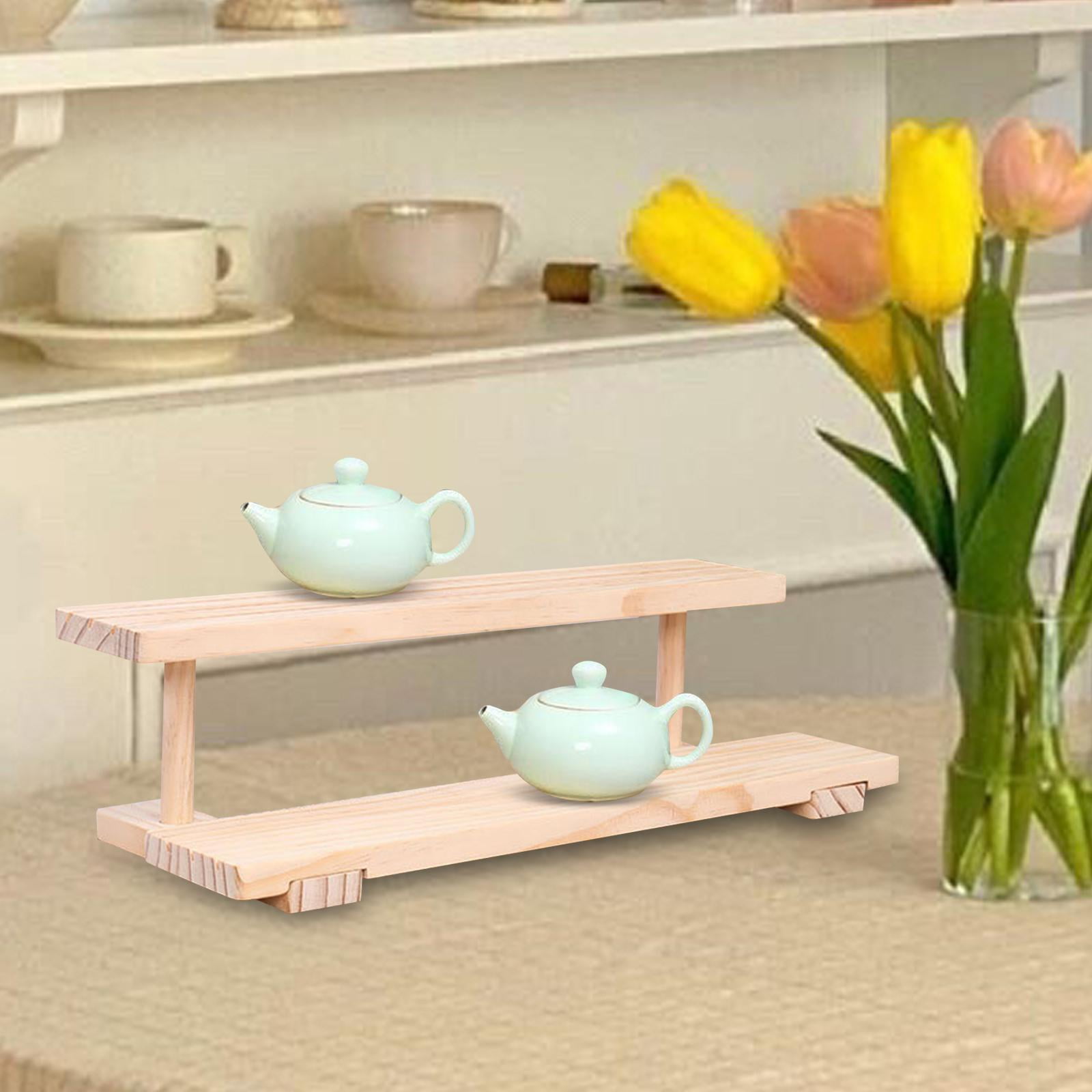 Segolike Wood Display Riser Jewelry Organizer Rack Fashion Decoration ...