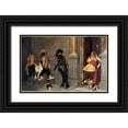 thumbnail image 1 of Segoni, Alceste 32x22 Black Ornate Wood Framed with Double Matting Museum Art Print Titled - After The Duel, 1 of 4