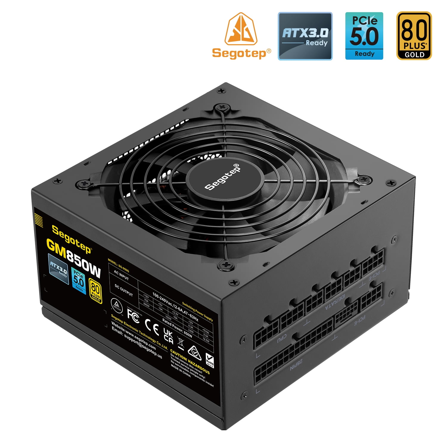  850W Power Supply 80+ Gold PSU Fully Modular ATX PSU :  Everything Else