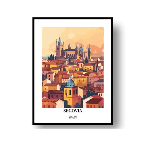 Segovia Travel Spain Wall Art