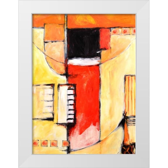 Segrest, Jane 11x14 White Modern Wood Framed Museum Art Print Titled - Let It Go II