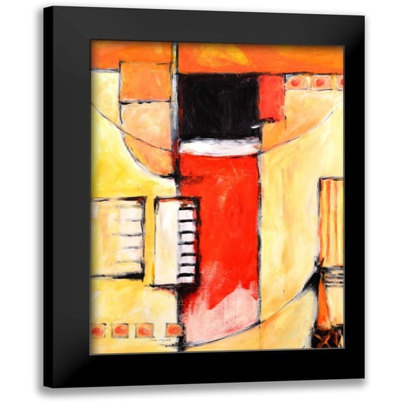 Segrest, Jane 14x18 Black Modern Framed Museum Art Print Titled - Let It Go II