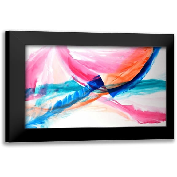 Segrest, Jane 24x17 Black Modern Framed Museum Art Print Titled - Convergence