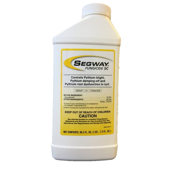 Segway Fungicide SC (cyazofamid 34.5%) 39.2 oz: Controls Pythium Disease on turf