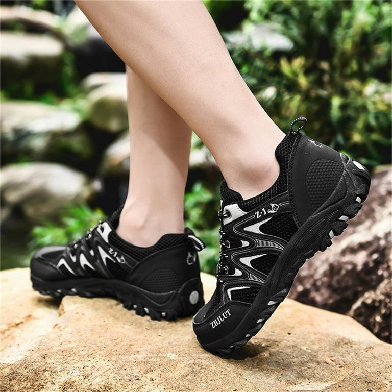 Sehao Men Summer Mesh Breathable Hiking Shoes Comfortable Walking