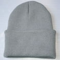 thumbnail image 1 of Sehao Men Women Slouchy Knitting Beanie Hop Cap Warm Winter Ski Hat Gray, 1 of 2