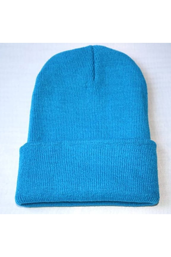 Sehao Men Women Slouchy Knitting Beanie Hop Cap Warm Winter Ski Hat Sky Blue
