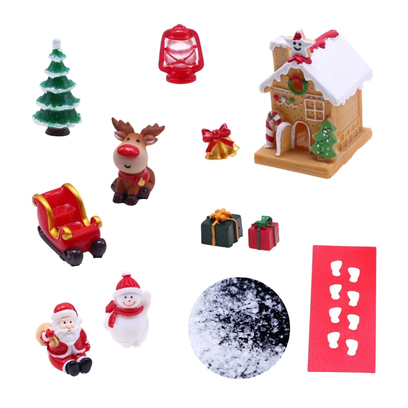 Sehao Multi Piece Dollhouse Christmas Decorations Miniature Christmas