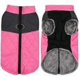 thumbnail image 1 of Sehao Reflective Waterproof Pet Coat Winter Warm Dog Coat for Small Medium Large Dog Pet accessories Pink M, 1 of 5