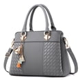 thumbnail image 1 of Sehao Womens Handbags Ladies Purse Satchel Shoulder Bags Roomy Fashion Tote Leather Bag Totes Grey One Size, 1 of 3