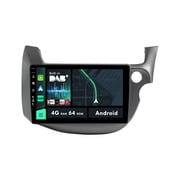 Sehmtoo 10inch IPS 2 Din Android Car Radio Stereo for Honda Fit/Jazz RHD 2007-2014 - [4G+64G] - [Built-in DAB+Carplay+GPS Navi ] - Free Camera+Mic SWC 4G WiFi RDS FM AM Head Unit
