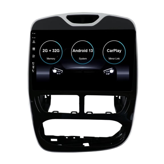 Sehmtoo Car Radio Sehmtoo Android Car Stereo Fit For Renault Clio 2013-2016 -[Built-in CarPlay/Android Auto]- Support DAB/MirrorLink/Bluetooth 5.0/Steering Wheel Control/WiFi/USB/4G