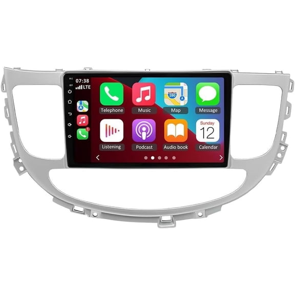 Sehmtoo Car Radio Android 13.0 Double Din Car Stereo for Hyundai Genesis Sedan 2009-2014, 9 Inch HD Touch Screen Car Audio Receiver with GPS, Bluetooth, CarPlay, Android Auto, Backup Camera (2G+32G)