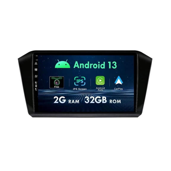 Sehmtoo Car Radio Sehmtoo 2GB+32GB-Android Car Stereo GPS Sat Nav For VW Passat B8 2015-2019 - CarPlay/Android Auto-Free Camera- 10 Inch IPS 2 Din - RDS Steering Wheel 4G WiFi BT5.0 FM