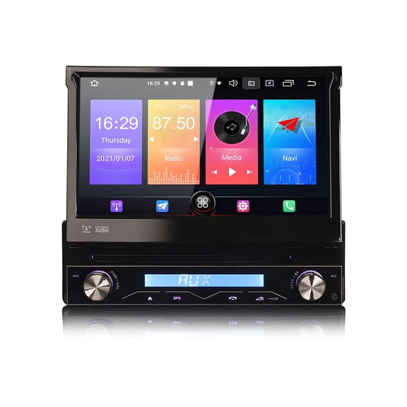 Sehmtoo Car Radio Sehmtoo 3-UI Android 11 Car Stereo Radio Universal 1 Din Navi Bluetooth DVR CarPlay GPS Sat Nav DAB+ OBD 4G