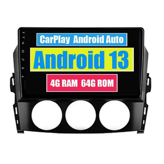 Sehmtoo Car Radio Sehmtoo Car Stereo CarPlay Head Unit for Mazda MX-5 MX5 MX 5 NC Miata 2005-2015 Android Auto Touch Screen Sat Navi Bluetooth WiFi Radio Player