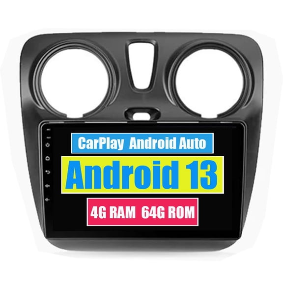 Sehmtoo Car Radio Sehmtoo Car Stereo CarPlay Head Unit for Renault Lodgy Dokker 2012-2020 Android Auto Touch Screen Sat Navi Bluetooth WiFi Radio Player