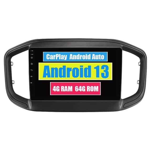 Sehmtoo Car Radio Sehmtoo Car Stereo CarPlay Head Unit for Fiat Strada 2020 2021 2022 Android Auto Touch Screen Sat Navi Bluetooth WiFi Radio Player