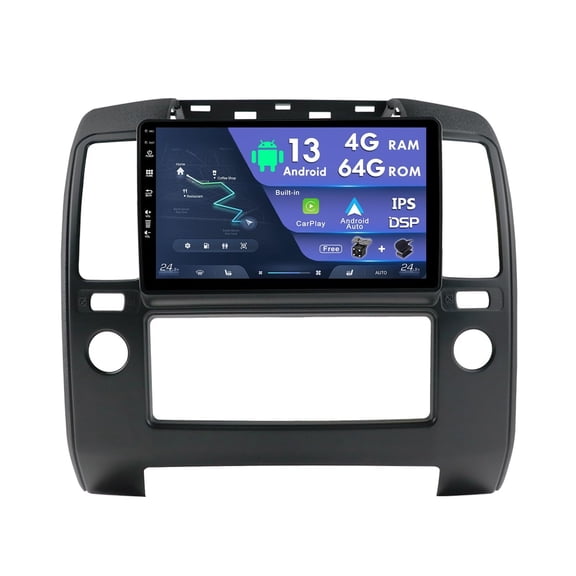 Sehmtoo Car Radio Sehmtoo Car Stereo GPS Navi 4GB + 64GB for Nissan Navara D40 2006-2012 - 9 Inch IPS Touch Screen - Free Rear View Camera Support BT5.0/WLAN/SWC/DAB/Carplay/USB/DSP/DAB