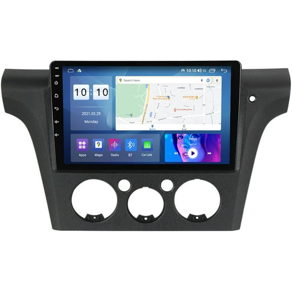 Sehmtoo Double Din Multimedia Player 9'' Android 12 Car Radio for Mi-Tsubishi Outlander 1 2002-2008 9-Inch with FM AM Car Stereo/Carplay Android Auto RHD,M150S