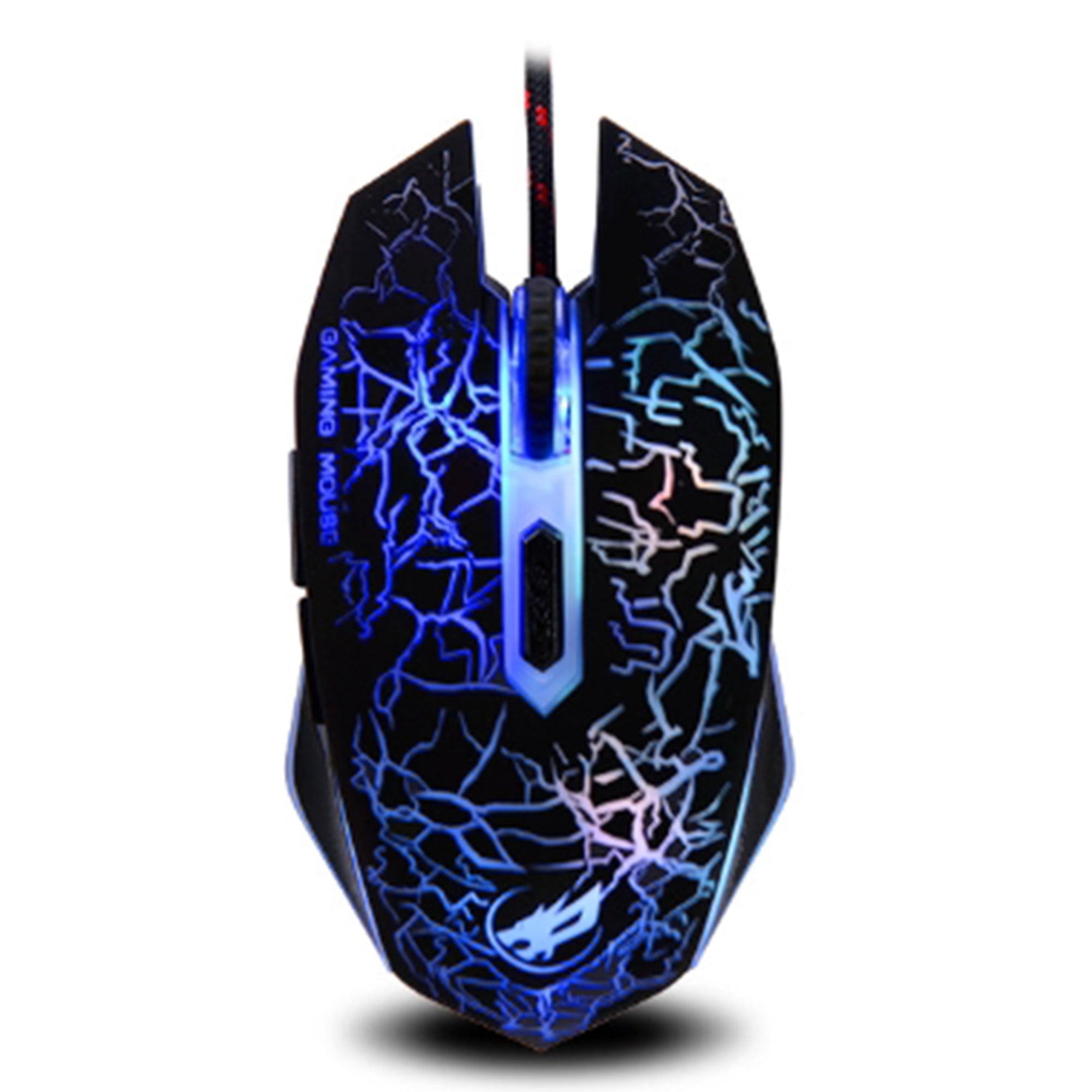 Seibosfy Gaming Mouse Wired with RGB Lighting,Computer Mouse,USB Mouse for Laptop,Black
