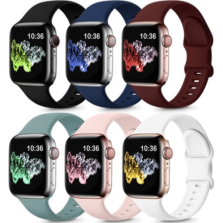 Seicipet Apple Watch Wristwatch Band comes with Soft Silicone Waterproof Strap Wristbands