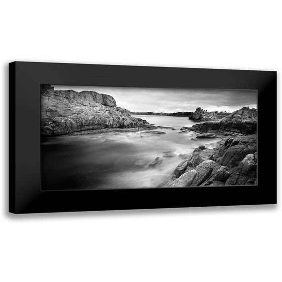 Seidel, Leo 24x14 Black Modern Framed Museum Art Print Titled - Cote de Granit Rose