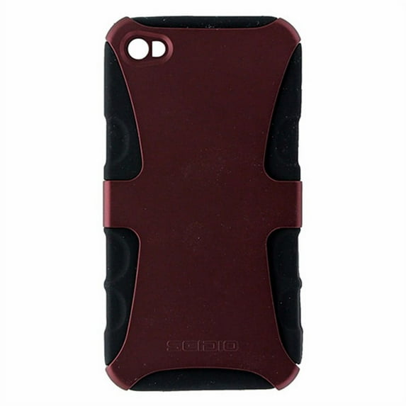 Seidio Active Dual Layer Case for Apple iPhone 4 / 4s - Burgundy / Black