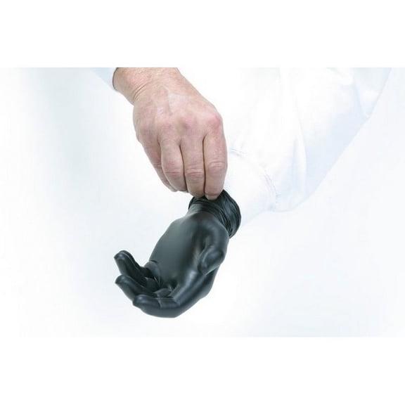 XL, 5 Mil, Black, Nitrile, Powder Free Gloves (100 Per Box, 10 boxes Per Case)