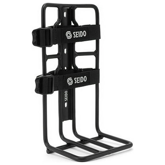 Seido Cargo Cage Large Front Rack, Black