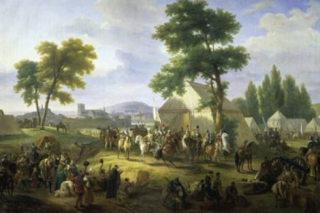 Seige of Paris by Henry IV (Siege de Paris par Henry IV) 1818 Guillaume Frederic Ronmy (1786-1854French) Musee des Beaux-Arts Rouen Canvas Art - Guillaume Frederic Ronmy (18 x 24)