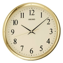 Seiko 12" Ultra-Modern Gold-Tone Wall Clock, Quartz, Analog, QXA417GLH