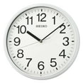 thumbnail image 1 of Seiko 12 in. Classic Business Round Wall Clock, Analog, Quartz, White, QXA756WLH, 1 of 5