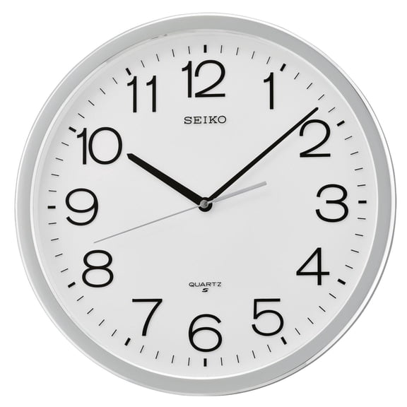 Seiko 14" Office Classic Numbered Wall Clock Traditional Quartz Analog QXA020SLH