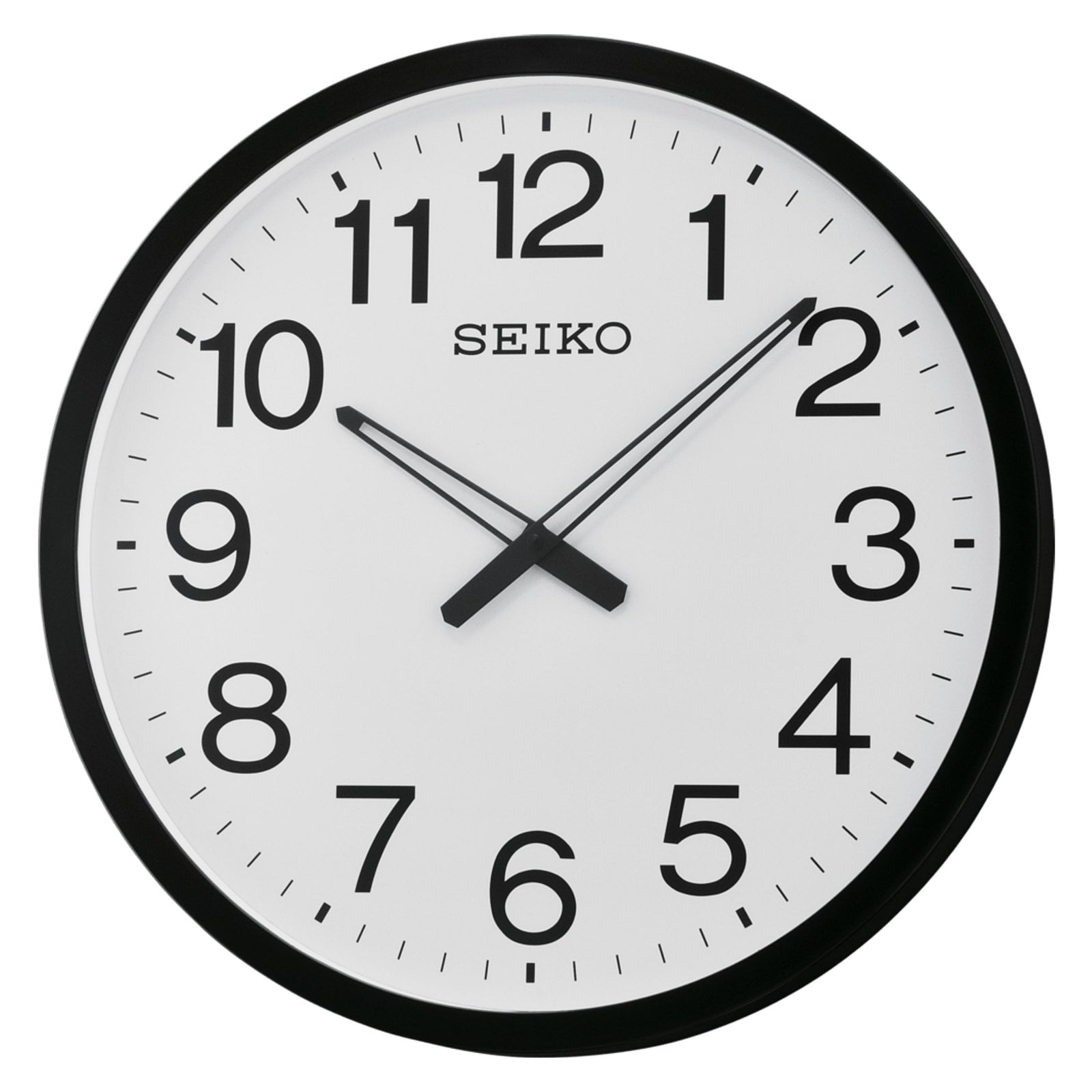 Seiko 20 In. Office Wall Clock Round Quartz Analog QXA563KLH