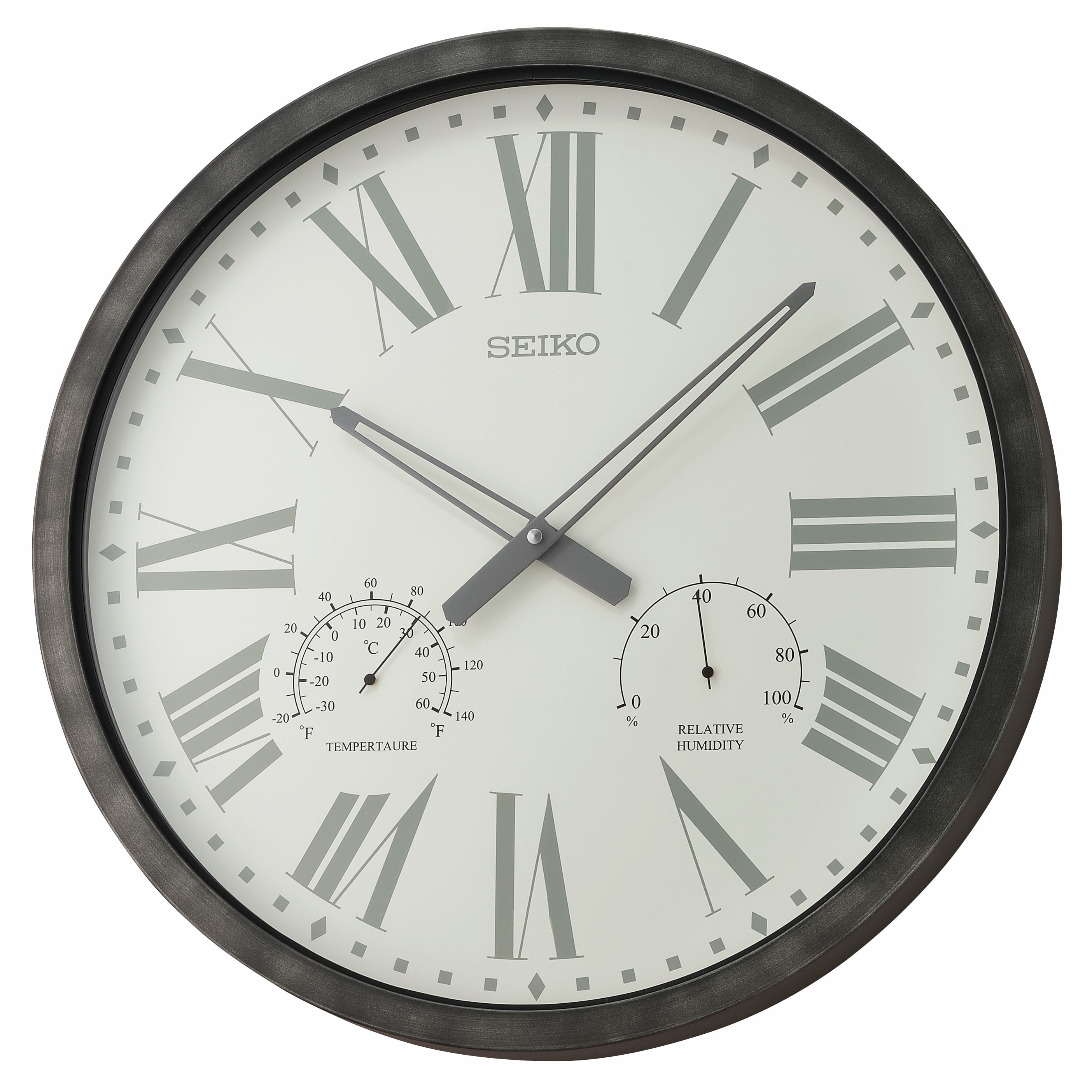 Seiko 20 inch Ondo Indoor or Outdoor Splash Resist Wall Seiko 20 inch Ondo Indoor or Outdoor Splash Resist Wall