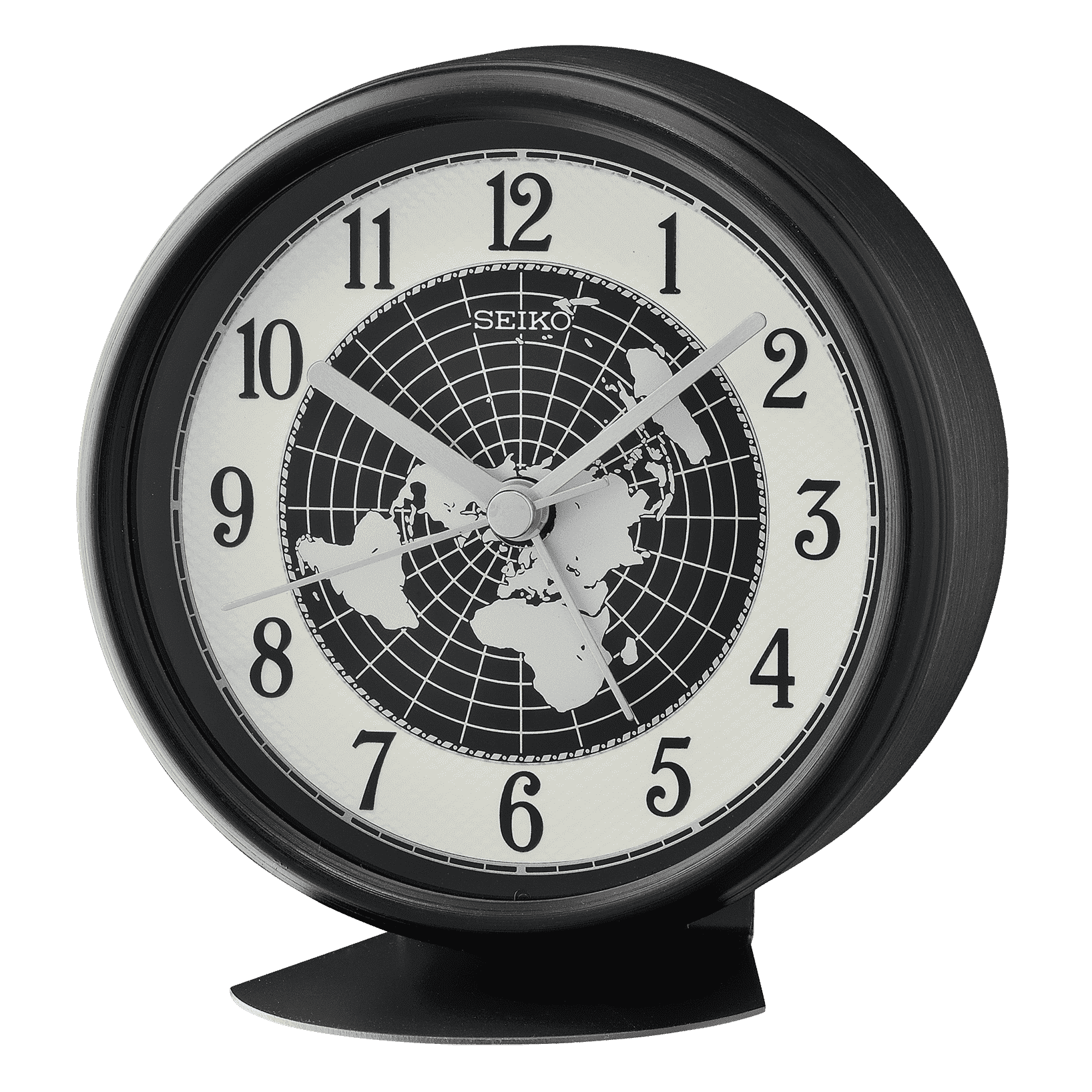 Seiko QXE067KLH Traditional Desk Table Clock, Black