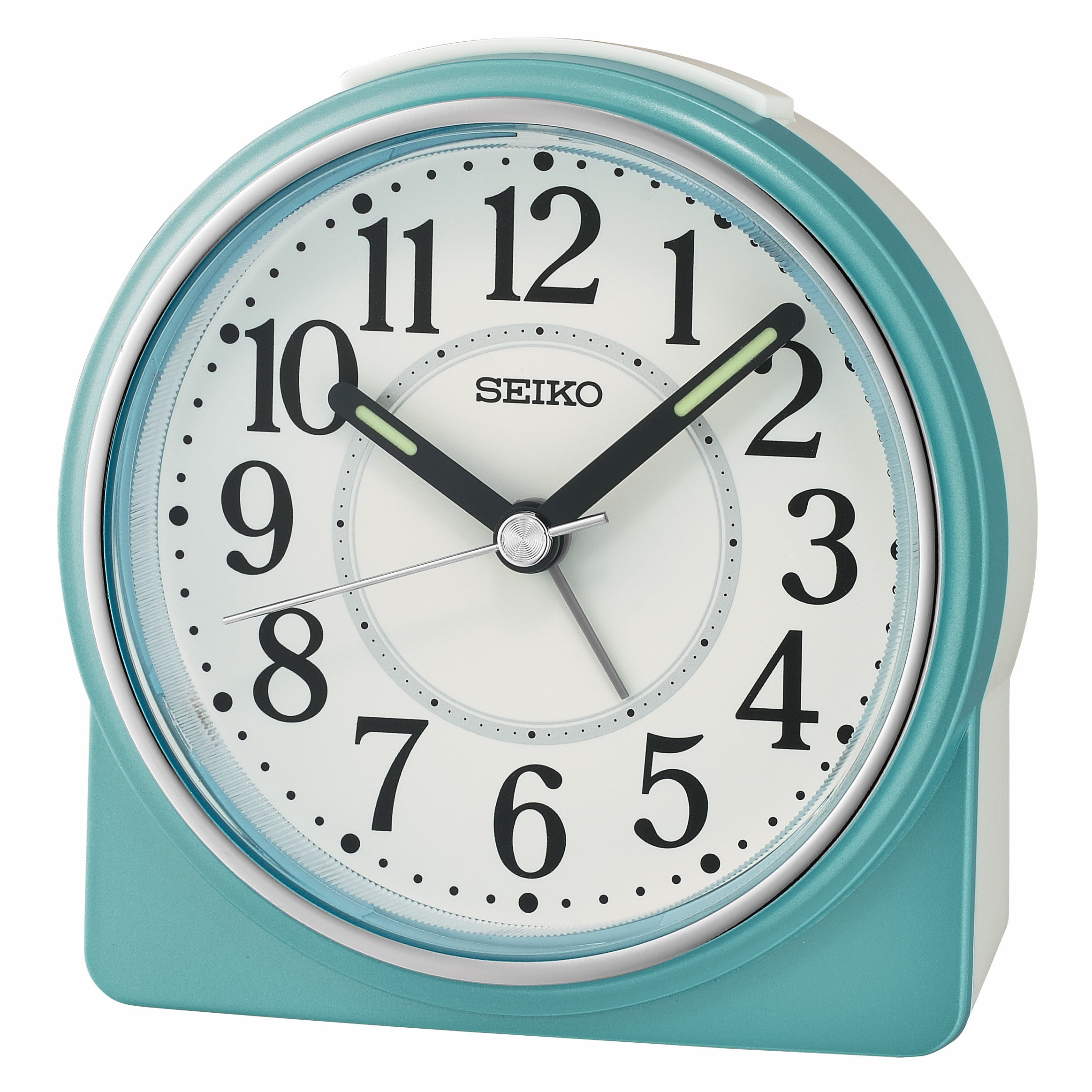 Seiko 4 inch Marui Beep Alarm Metallic Blue Analog Quartz Seiko 4 inch Marui Beep Alarm Metallic Blue Analog Quartz