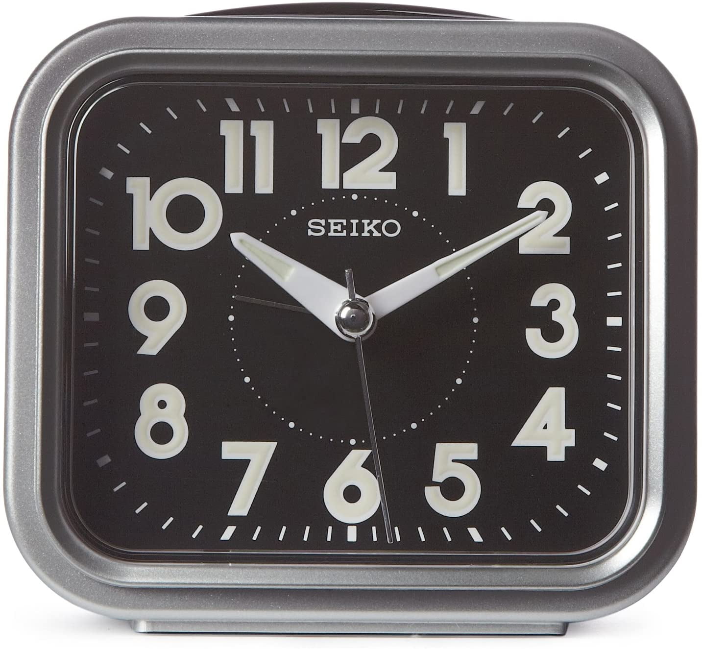 SEIKO - nori Seiko Nori 4 inch Alarm Clock w/ Bell, Snooze, Dial Light
