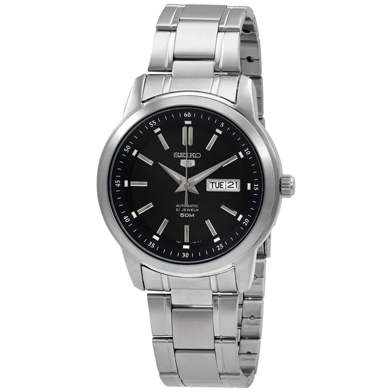 NWT Seiko 5 Automatic Black Dial Men\'s Watch Seiko, Men main image 3