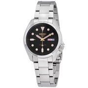 Seiko 5 Automatic Black Dial Stainless Steel Mens Watch SRPE57K1