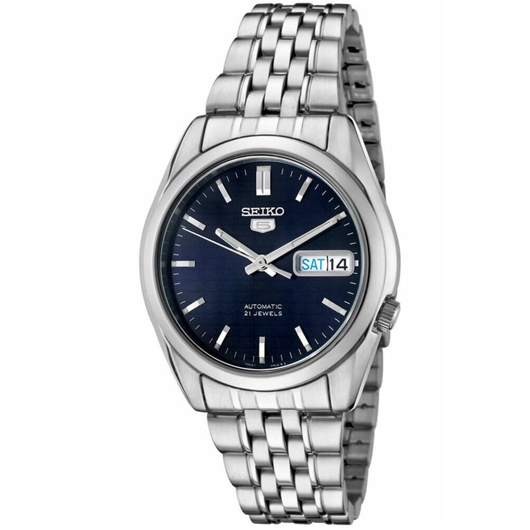 ま*じ様 SEIKO 5 SNK357K1 Seiko Men's Seiko 5 Blue Dial Watch - SNK357K1 - Walmart.com