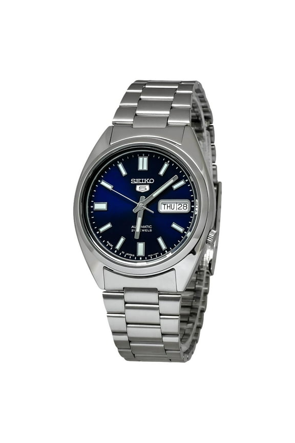 Men's 19mm Dressy Stainless Steel Anniversary Wristwatch, Silver, SNXS75K1