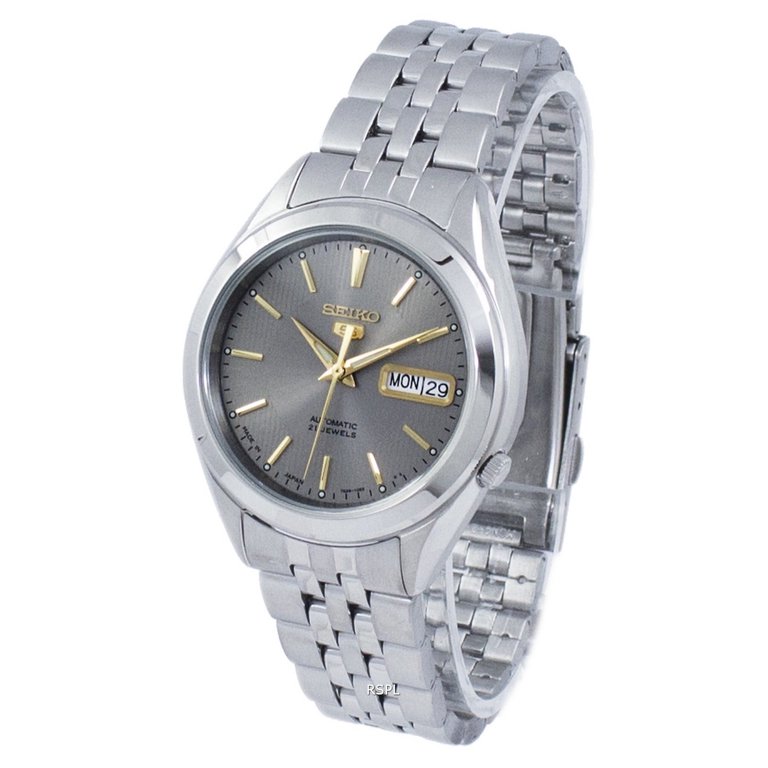 Seiko 5 Automatic Grey Dial Men's Watch SNKL19J1 - Walmart.com