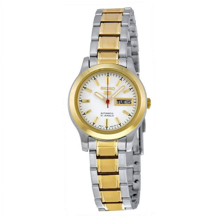 Seiko 5 Automatic Ladies Watch, Two-tone Stainless Steel