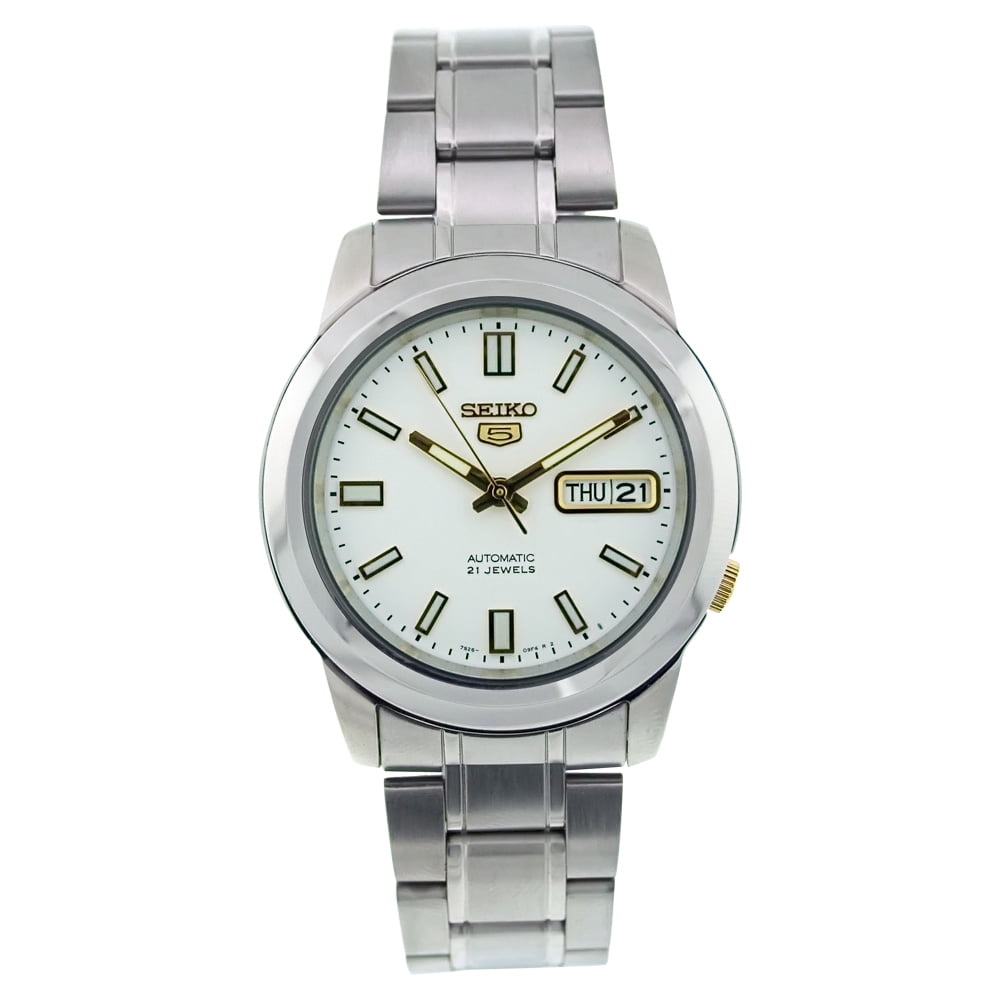 Seiko-5-Silver-Stainless-Steel